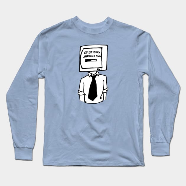 Emotion Robot Long Sleeve T-Shirt by AnnaLouise